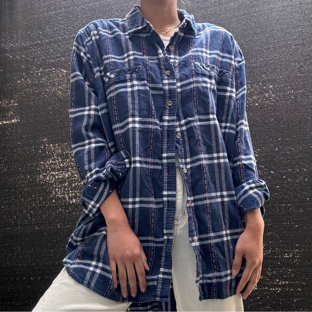 BDG Navy button-down shirts size L